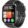 Blueshaweu Braccialetto Compatibile per Popglory P66, Traspirante Sport Silicone Classico Cinturino di Ricambio Compatibile per Orologi collegati Kimnix T99 Pro/MorePro H56/LESHIDO CS08 1.85 watch