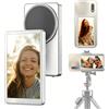 Andoer Schermo Selfie magnetico per telefono Vlog Selfie Monitor Fotocamera posteriore per Live Stream Bassa latenza Display ad alta definizione Vlog Screen Mirroring
