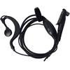 UAYESOK Auricolare Radio a 2 Vie a Forma di G Cuffie con Inline Ptt Mic Compatibile con Retevis RT648 RT29 RT82 RT87 Ailunce HD1 Motorola GP328PLUS GP329PLUS GP344 GP388 EX500 Walkie Talkie
