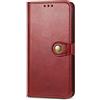 TingYR Cover per ZTE Blade A72 5G, Flip Custodia Carte di Credito da Funzione Stand, Anti-Slip Slot Portafoglio Flip Protettivo Dell'ente Completo Slim Fit Cover.(Rosso)