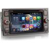 GONFEN DAB+ Autoradio Android 14 Bluetooth 2Din per Ford C/S-Max Transit Connect Focus Fiesta Galaxy Kuga Mondeo con Navigatore 4GB+64GB 8-Core WiFi USB DSP CarPlay Android Auto Controllo del volante DVD USB