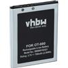 vhbw batteria compatibile con Alcatel One Touch OT-585, OT-2005X, OT-510, OT-385, OT-385D, OT-510A smartphone cellulare (700mAh, 3,7V, Li-Ion)