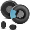 HTINDUSTRY PRO 9450 Cuscinetti auricolari di ricambio per Jabra PRO 9400BS/PRO 9400/PRO 9450/PRO 9460/PRO/9465/PRO 9470 Cuffia Cuscinetti per cuffie con Pelle proteica e memory foam