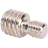 Generic Adattatore Maschio da 3/8 Pollici Maschio a M6 Vite per Fotocamera Convertitore per Montaggio su Treppiede Adattatore Doppio Maschio per Vite Adattatore Maschio Filettato