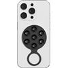 AIMOADO Custodia in silicone per telefono, resistente con ventosa per foto, video e mirroring dello schermo, fortemente adesiva e antiscivolo, compatibile con iPhone e Android (nero)