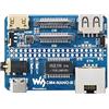 Coolwell Nano Base Board (B) For Raspberry Pi Compute Module 4, 40PIN GPIO, Same Size As CM4