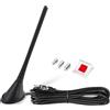 Eightwood Antenna radio FM AM Antenna autoradio DIN per auto Cavo di prolunga da 500 cm per autoradio camion SUV Radio digitale Sintonizzatore FM