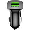 Zestivra 2 Porta USB Car Charger - Adattatore USB a Ricarica Rapida per Auto, Ricarica di Potere Compatto | Caricabatteria da Auto per Dispositivi Android, Chip IC Intelligente, conceptio