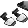 Generic Plugs Antipolvere - Plugs per porta impermeabile compatibili con iOS, protegge la porta di ricarica per smartphone, la candela di polvere del telefono in silicone perdita, nero, BL