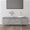ZQQLVOO Mobile TV Grigio Cemento 120x30x40,5 cm in Truciolato, MobilettoTV, Mobile Porta tv, Mobile TV Soggiorno per Soggiorno, Sala da Pranzo, Camera da Letto