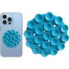 Generic Supporto per telefono a ventosa, supporto per telefono cellulare, supporto adesivo per telefono, supporto regolabile in silicone per auto, supporto per specchio doccia, supporto per telefono, mani