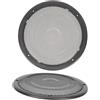 SHINEOFI 2 Pezzi Copertura a Maglie Del Subwoofer Copertura Dell'altoparlante Per Auto Grill Di Altoparlanti Protezione Dell'altoparlante Griglia Del Subwoofer Black Plastica