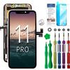 Ace Tech Cellular Schermo LCD di ricambio compatibile con iPhone 11 Pro 5,8 pollici (modello A2160, A2217, A2215) 3D Touch Screen Display Digitizer Frame Assembly Kit di riparazione con strumenti di riparazione