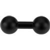 OTOTEC 1pc Alluminio 20mm a 20mm Ball Mount Adapter Universale Doppia Testa a Sfera di Montaggio di Estensione Doppio Adattatore a Sfera Compatibile con Più 20mm Doppia Sfera di Montaggio Bracci