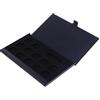 jojofuny Custodia per Scheda Sim in Alluminio Nero, Organizer Compatto | Schede Telefono e Numeri, Uso Casa e Negozio, Formato Piccolo, Accessorio di Manutenzione