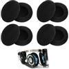 EceoThsy 8 Pezzi da 50 mm per Cuscinetti in Schiuma per Cuffie PX100, Compatibili con, Philips e AKG - Comfort Ottimale e Facile Installazione，50 millimetri schiuma paraorecchie