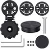 DDJ Compatibile con Garmin Edge per AirTag Bike Stem Cap Mount, 1-1/8 & 1-1/4 Headset | Supporto impermeabile antifurto Air Tag per Wahoo Elemnt, Cateye, Bryton GPS Ciclismo/Bike Computer Mount
