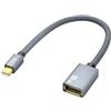 HLLYLL Adattatore Mini DP 1.4 a DP 8K@60Hz 4K@144Hz maschio a femmina in nylon con HDR HBR3 G-Sync FreeSync, Mini Displayport su Displayport 20cm adattatore per laptop/MacBook//Monitor/VR