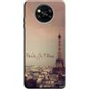 Mixroom - Cover Custodia Back case In TPU Silicone Morbido Per Oppo Realme 12 5G Fantasia Paris Je T'aime H120