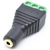 Oiyagai 5 Pz Adattatore Audio Stereo da 3,5mm Femmina a Connettore Femmina AV a 3 Viti