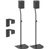 Dinghosen Coppia di supporti per altoparlanti posteriori Samsung e supporto a parete - Altezza regolabile estendibile da 83,8 cm a 106,7 cm supporto per altoparlanti da pavimento per HW-Q990C e altri Samsung