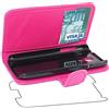 ebestStar - Cover Compatibile con Samsung S4 Mini Galaxy GT-i9190, i9192, i9195 Custodia Portafoglio Pelle PU Protezione Libro Flip, Rosa [Apparecchio: 124.6 x 61.3 x 8.9mm, 4.3'']