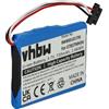vhbw batteria compatibile con Becker Active 50, 43 Talk, 43 Traffic, 43 Transit navigatore GPS (720mAh, 3,7V, Li-Ion)