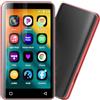 innioasis 80 GB Lettore MP3 con Bluetooth e WiFi, Lettore musicale Mp3 e Mp4 ave Spotify, Spotify Kids, Tidal, Deezer, Lettore video touch screen da 4 pollici 1080P (nero+rosso)