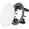 QUARKZMAN Copertura e Base Griglia Altoparlante a Soffitto e a Parete, 6.9"" Bianco Tondo Metallo Altoparlanti a Soffitto a Incasso Coperture Magnetiche per Polvere Accessorio Sistemi