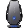 SmartFive 15W Qi Caricatore Wireless Auto Supporto Telefono per Jeep Renegade 2016-2021, Caricabatteria da Auto Wireless Ricarica Veloce con Auto-Bloccaggio Supporto Cellulare per iPhone Samsung Ecc