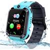 OUTS Orologio GPS Tracker Per Bambini IP68 Impermeabile Smartwatch Per Bambini Con GPS Tracker Telefono Sveglia Videocamera Da Gioco Compatibile Con 2G T-Mobile Regalo Di Compleanno Per Bambini,Blu,Ple