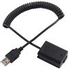 Hersmay Cavo di alimentazione USB per batteria Sony A7 A7R A7S A7II A7RII A7SII A6000 A6100 A6300 A6400 A6500