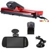 Dynavsal Lampada di arresto HD ultra grandangolare fotocamera con schermo da 7 pollici touch screen retrovisore, telecamera posteriore per Ford Transit Connect Tourneo PJ2 V408/Ford Transit Connect 2 ll/XL