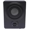 SUONTY Subwoofer attivo per auto, subwoofer basso, ultra compatto, 8, subwoofer attivo, per auto, set di cavi incluso