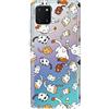 Mixroom - Cover Custodia Case In TPU Silicone Morbida Sfondo Trasparente Per SAMSUNG GALAXY NOTE 10 LITE Fantasia Cucciolini Di Gatto T460