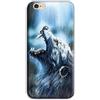 Mixroom - Cover Custodia Case in TPU Silicone Morbida per Apple iPhone 5 5s M570 Lupo sotto La Piogga