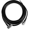 JANZU Coassiale per Antenna Auto RG58 RG-58 50 Ohm da 5 Metri Uhf Femmina un Uhf (Nero)