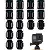 ZXNJA 8 supporti per casco Go Pro, supporto adesivo, supporto per casco Go Pro, Go Pro, supporto per casco, 3 m, fissaggio curvo, Go Pro, compatibile con fotocamere Go Pro Hero 3 3 + 4 5 6 7 8 9 10 11