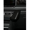 KUDA Supporto per cellulare adatto per VW Tiguan III dal 2024 (AD1) - Console telefonica per smartphone, cellulare, navigatore e altro ancora - Consolle in similpelle, nero, 4745