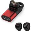 HOMTERN femmina adattatore di ricarica per Garmin Fenix 7 7S 7X/6 6S 6X/5 5S 5X, Vivoactive 3/4/4S, Instinct 2/2S/2X, Venu 2/2S/2 PLUS/SQ/SQ 2 e Forerunner Series, cavo di ricarica Converter(Lighting）