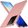 Sitthyw - Cover per Samsung Galaxy S21, sottile e leggera, in policarbonato, ultra sottile, antiurto, antiurto, antigraffio, colore: Rosa