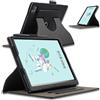 MINGFENG Fro, custodia girevole a 360 gradi per Onyx Boox Tab Ultra C Pro, custodia con cinturino da polso per eBook da 10,3 pollici, funzione magnetica per Boox Tab 10C Pro (nero+pellicola