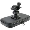 Meindin Supporto per telefono per scooter - Borsa porta cellulare per moto, supporto girevole per manubrio con clip per telefono con custodia per telefono