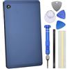 Double Sure Cover posteriore con obiettivo fotocamera posteriore pulsante volume pulsante di accensione sostituzione per Samsung Galaxy Tab A9 SM-X110 Navy
