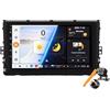 YLOXFW Android 15.0 Autoradio 2 Din Stereo per V-W Polo/T-Cross/T-Roc/MQB 2018-2021 GPS Navigation 9 Pollici Cartablet Lettore DVD Multimediale FM BT Receiver con Carplay 4G 5G WiFi DSP SWC,Y400s
