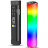 PULUZ Bacchetta luminosa magnetica portatile, 17 cm, 360 °, con batteria ricaricabile da 2000 mAh e 2500-9000 K per streaming, fotografia in studio, TikTok, YouTub