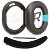 TaiZiChangQin Cuscinetti auricolari di ricambio compatibili con Plantronics BackBeat Pro 2 / Voyager 8200 UC cuffie in pelle proteica kit di copertura