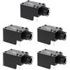 ECSiNG 5pcs 6.3mm 7Pin Amplificatore Stereo Jack Audio Doppio Canale Presa per Cuffie Microfono Altoparlanti