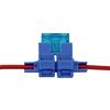 Lumonic 5x AUTO Auto Portafusibili 0,5.0,8mm² Sezione del cavo + 19mm 15A Fusibile piatto Tecnologia di spostamento dell'isolamento