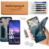 AmComponent - display di ricambio per LG K61 LMQ630 schermo frame LCD vetro touch screen | Componente di ricambio con luminosità intensa e risposta al tocco reattiva
